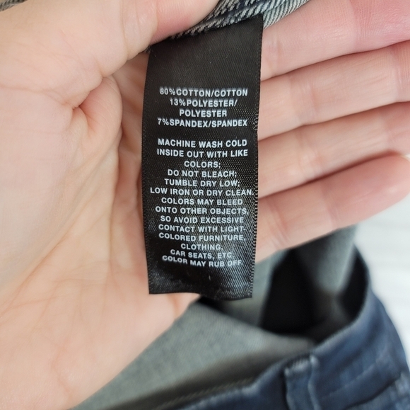 LAFAYETTE 148 NEW YORK DARK BLUE BOOT CUT JEANS, SZ 4 - Picture 7 of 10